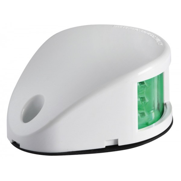 Luce di navigazione a LED a dritta Mouse Deck ABS bianco - N°2 - comptoirnautique.com