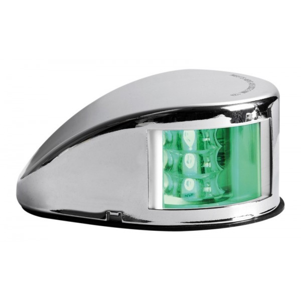 Luce di navigazione a LED a dritta Alloggiamento in acciaio inox per il mouse sul ponte - N°1 - comptoirnautique.com