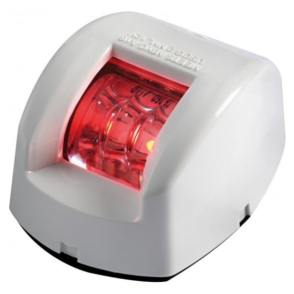 Navigationslicht Backbord LED Mouse ABS weiß - N°1 - comptoirnautique.com