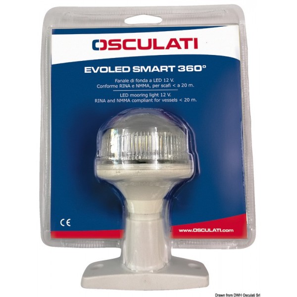 LED-Feuchtfeuer 360° Evoled Smart 12V schwarz - N°3 - comptoirnautique.com