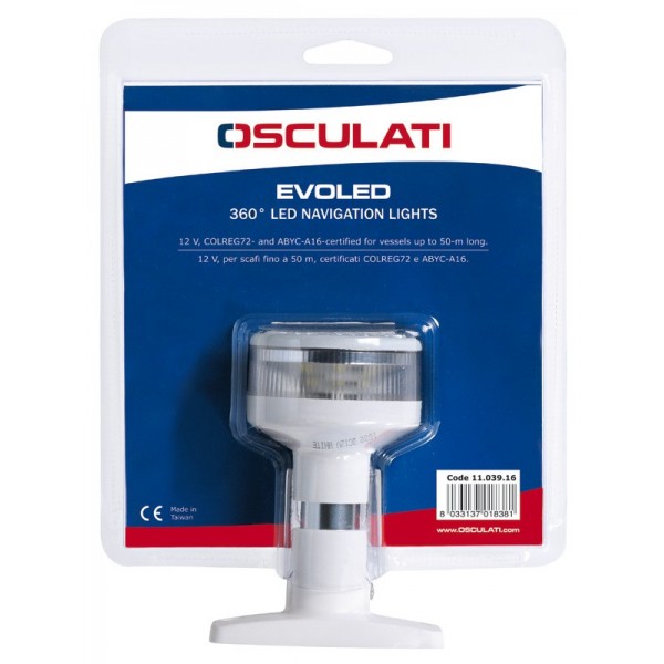 Luce di ancoraggio a LED bianchi evoluti a 360° - N°4 - comptoirnautique.com
