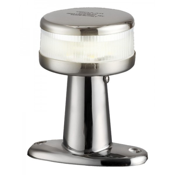 Luce di fonda a LED cromata in acciaio inox a 360° Evoled - N°1 - comptoirnautique.com