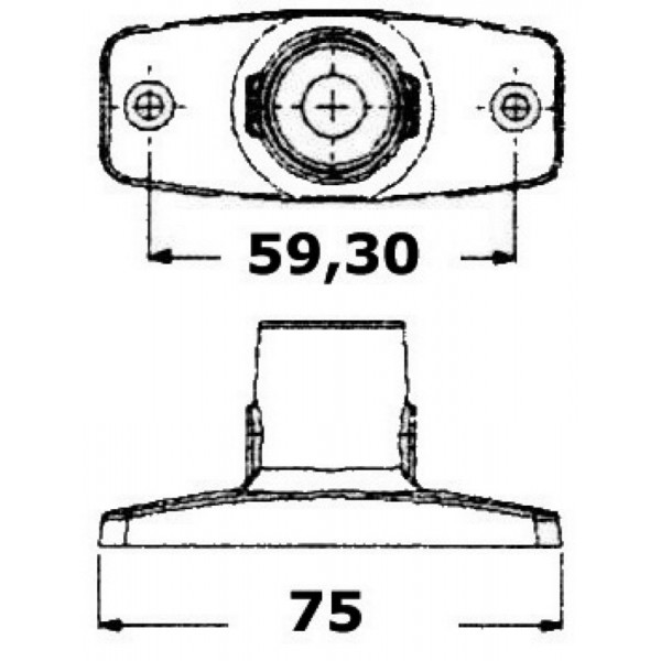 Feu de mouillage 360° Evoled corp en ABS chromé - N°3 - comptoirnautique.com