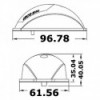 Feux de navigation Evoled corp en inox poli G   D - N°2 - comptoirnautique.com