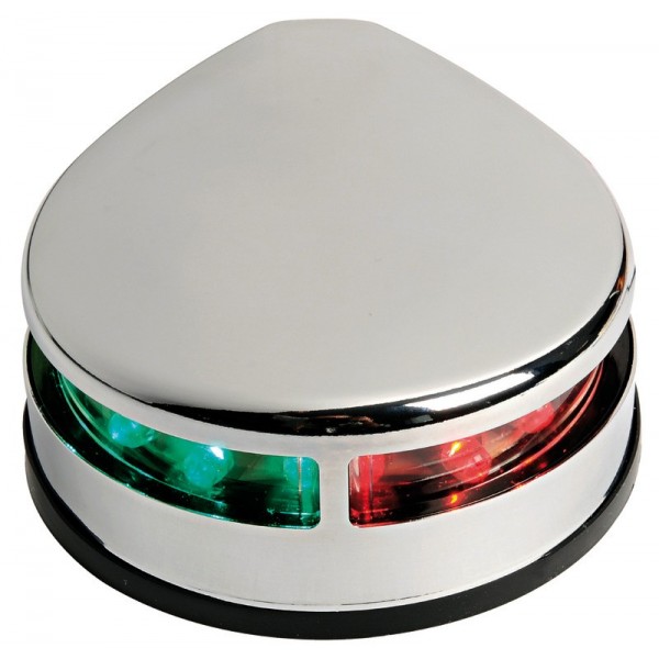 Feu de navigation bicolore LED inox - N°1 - comptoirnautique.com