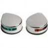 Feux de navigation bâbord/tribord LED inox