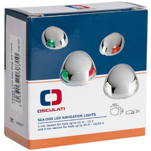 Sea-Dog 225° luz de navegación LED bicolor - 12 m - N°3 - comptoirnautique.com