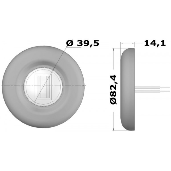 Sea-Dog 135° luce di navigazione di poppa a LED bianchi - 20m - N°2 - comptoirnautique.com