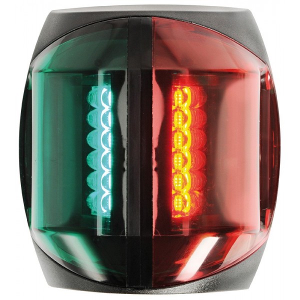 Luce di navigazione a LED Sphera II bicolore nera - N°1 - comptoirnautique.com