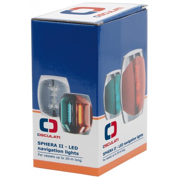 Luce di navigazione di poppa Sphera II 135° a LED bianchi - N°3 - comptoirnautique.com