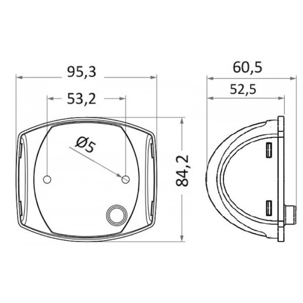Luce di navigazione Sphera II a LED in acciaio inox 225 - N°2 - comptoirnautique.com
