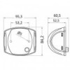 Luce di navigazione Sphera II a LED in acciaio inox 225 - N°2 - comptoirnautique.com