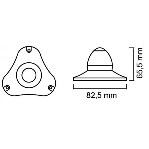 Feu de navigation Sphera II 360° blanc - N°2 - comptoirnautique.com