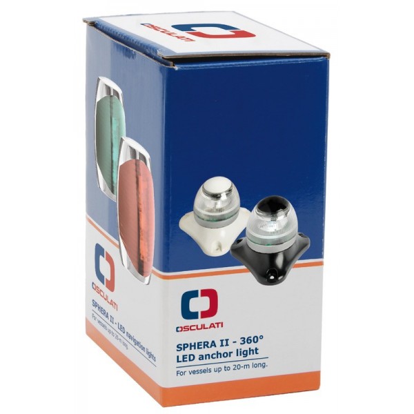 Feu de navigation Sphera II 360° blanc - N°3 - comptoirnautique.com