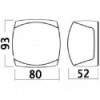 Luce di navigazione Port LED Sphera III 112,5° in acciaio inox - N°2 - comptoirnautique.com