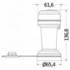 Luce di navigazione a LED bianca a 360° - N°2 - comptoirnautique.com