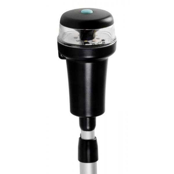 Luce di navigazione a LED bianca a 360° su tubo telescopico - N°1 - comptoirnautique.com