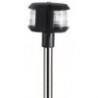 Hampe lumineuse double feu en inox 60 cm