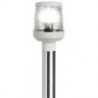 60 cm stainless steel light pole with white plastic beacon