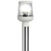 Poste de luz de acero inoxidable de 60 cm con luz de plástico blanca - N°1 - comptoirnautique.com