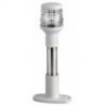 Palo luminoso compatto in acciaio inox 20 cm luce bianca