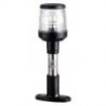 Palo luminoso compatto in acciaio inox 20 cm luce nera