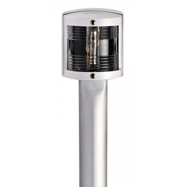 Palo luminoso classico in alluminio 100 cm prua 225° bianco - N°1 - comptoirnautique.com