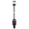 100 cm black flush-mounted 360° white and bicolor light pole