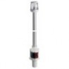 Flush-mounted white light pole 100 cm 360° white and two-tone light