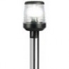 Hampe lumineuse inox rabattable feu plastique noir 60 cm