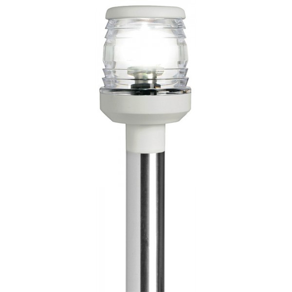 Hampe lumineuse rabattable feu plastique blanc 60 cm - N°1 - comptoirnautique.com