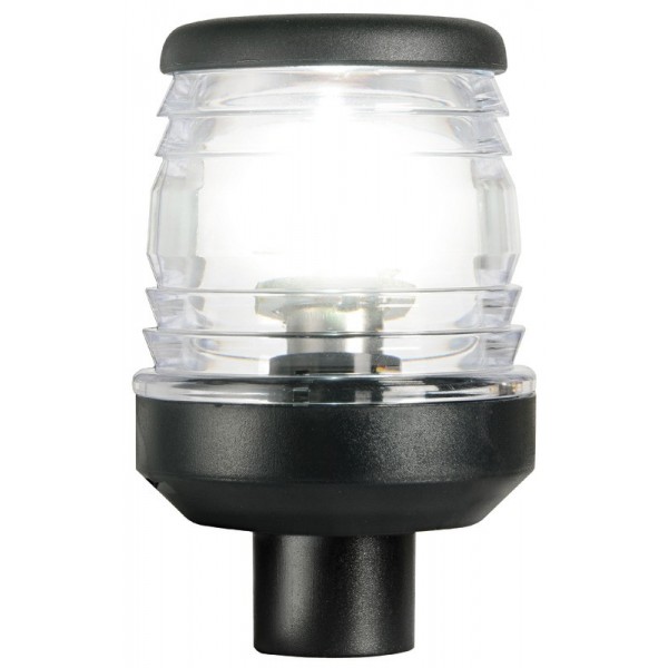 Classica luce di testa d'albero a LED nera a 360° con bengala - N°1 - comptoirnautique.com