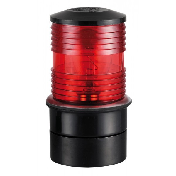Luce di testa d'albero classica a 360° rosso/nero - N°1 - comptoirnautique.com