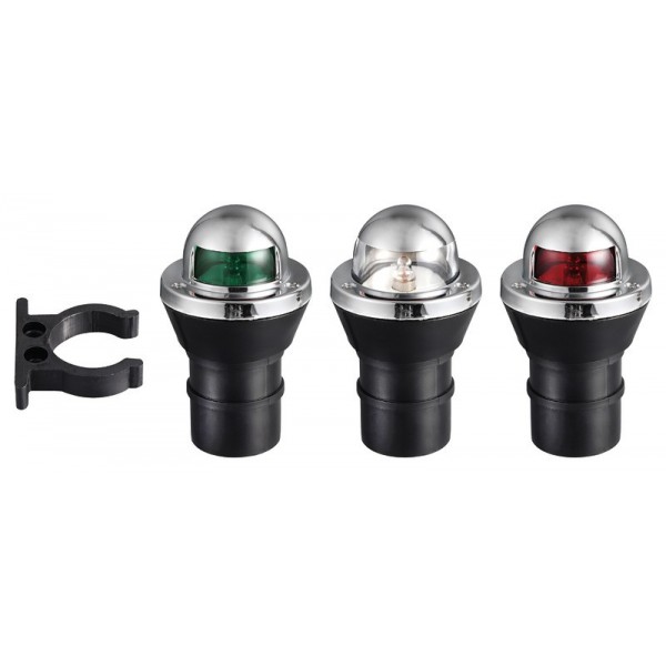 Set di 3 luci di navigazione alimentate a batteria - N°1 - comptoirnautique.com