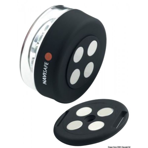 Luce di navigazione Navisafe Navilight 360° bianco con base magnetica - N°1 - comptoirnautique.com