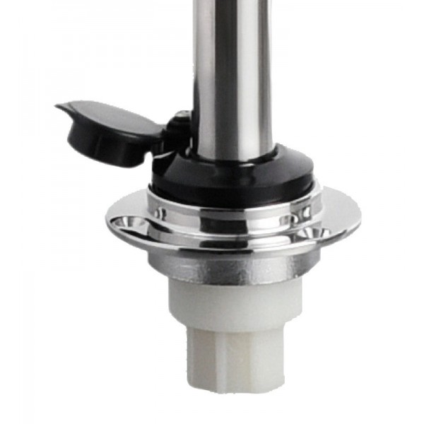 Hampe lumineuse avec feu 360° noir - N°2 - comptoirnautique.com