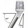 Colonna luminosa estraibile 360° fuoco bianco 30° in asse