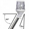 Coluna de iluminação extraível 360° fogo branco 30° no eixo - N°1 - comptoirnautique.com