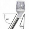 Palo di luce LED bianco estraibile, 30°, asse 60 cm