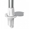 Palo luminoso classico estraibile a 360° in acciaio inox con base a filo da 100 cm - N°2 - comptoirnautique.com