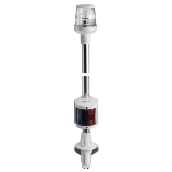 Luce combinata da incasso bianca 100 cm - N°1 - comptoirnautique.com
