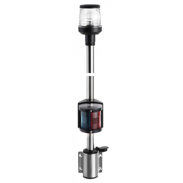 Palo luminoso combinato con parete nera 100 cm - N°1 - comptoirnautique.com