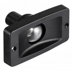 Black recessed stern light...
