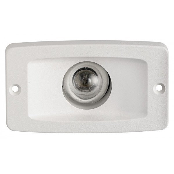 Luce di poppa bianca da incasso in ABS - N°1 - comptoirnautique.com