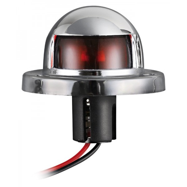 Faro di navigazione 112,5° a babordo in ABS cromato - N°1 - comptoirnautique.com