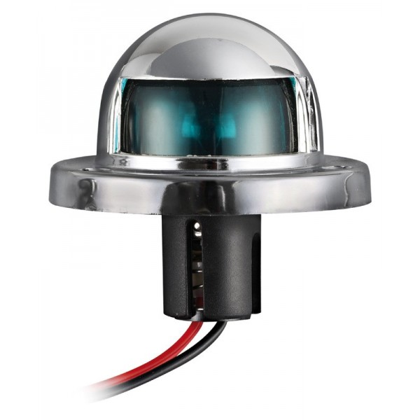 Luce di navigazione 112,5° a dritta in ABS cromato - N°1 - comptoirnautique.com