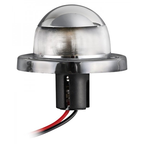 Luce di navigazione di prua a 225° in ABS cromato - N°1 - comptoirnautique.com