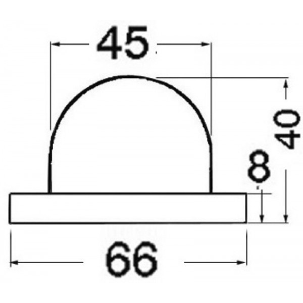 Luce di navigazione di poppa a 135° in ABS cromato - N°2 - comptoirnautique.com