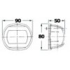 Navigationslicht steuerbord Classic 12 AISI 316 112,5° - N°2 - comptoirnautique.com