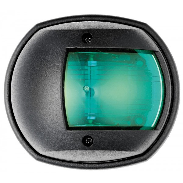 Luce di navigazione a dritta 112,5° Classic 12 nero - N°1 - comptoirnautique.com